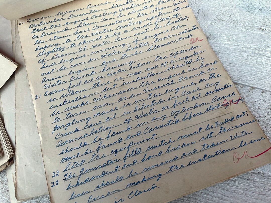 Vintage Qualification Test Railroad Company Firemen Exam Etsy