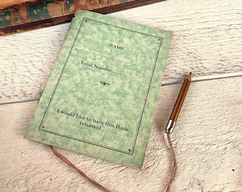Vintage small memo book with tiny pencil, Mini note book, Writing booklet for junk journal, Vintage ephemera