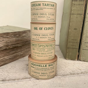 Antique green pharmacy labels set, Apothecary ephemera, Label assortment for scrapbooking, Junk journaling, 16 labels