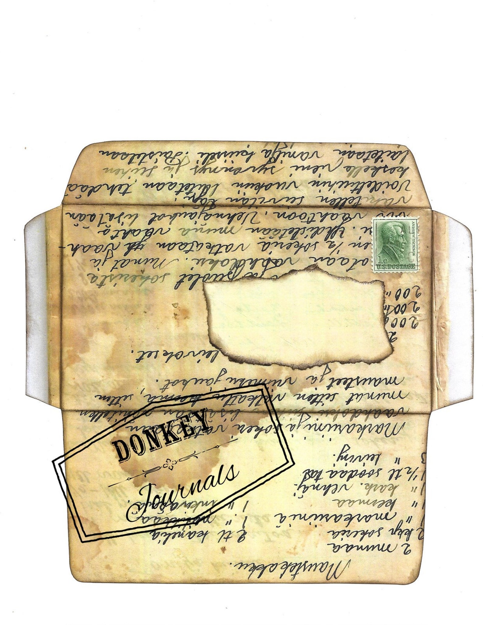 Printable Vintage Style Envelopes DIGITAL Download for Snail - Etsy