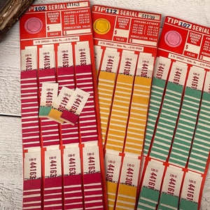 Pull Tab Tickets Etsy Norway