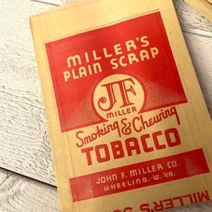 ヴィンテージ紙袋、エフェメラオーガナイザー、未使用タバコ袋、ジャンクジャーナルポケット、Tobaccoania、5～100個