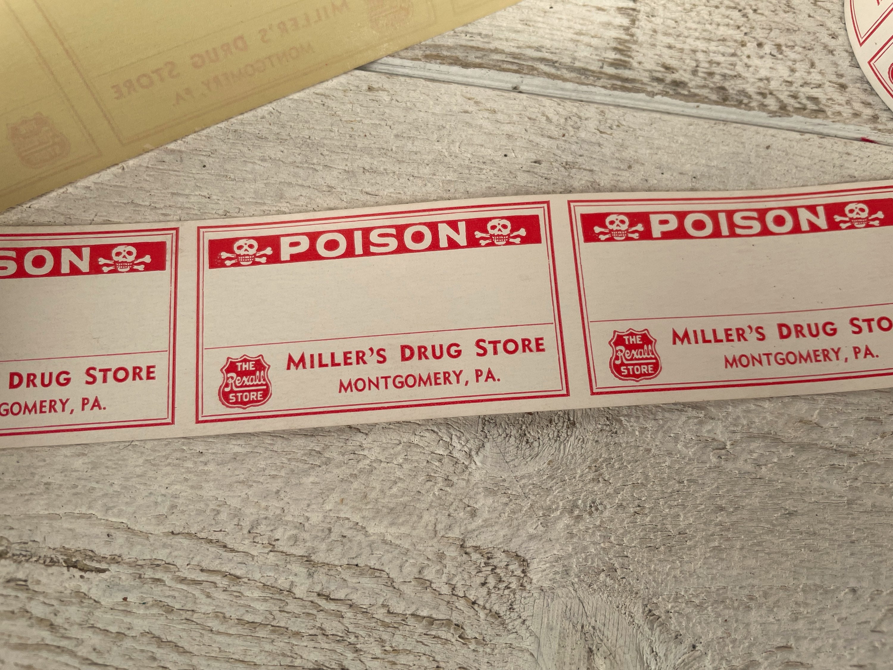 Old pharmacy labels - Etsy 日本