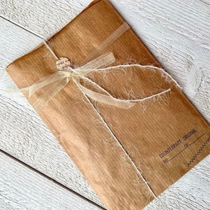 Junk Journal Grab bag Misura media - 30 fogli - Mystery Ephemera Kit, Tutto autentico vintage, Ritagli di carta