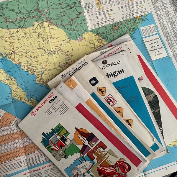 Folded Map - Etsy
