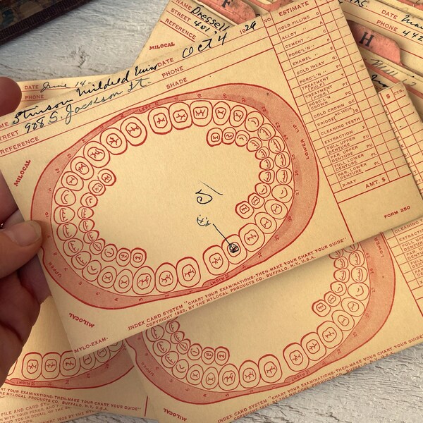 Vintage Dental Etsy