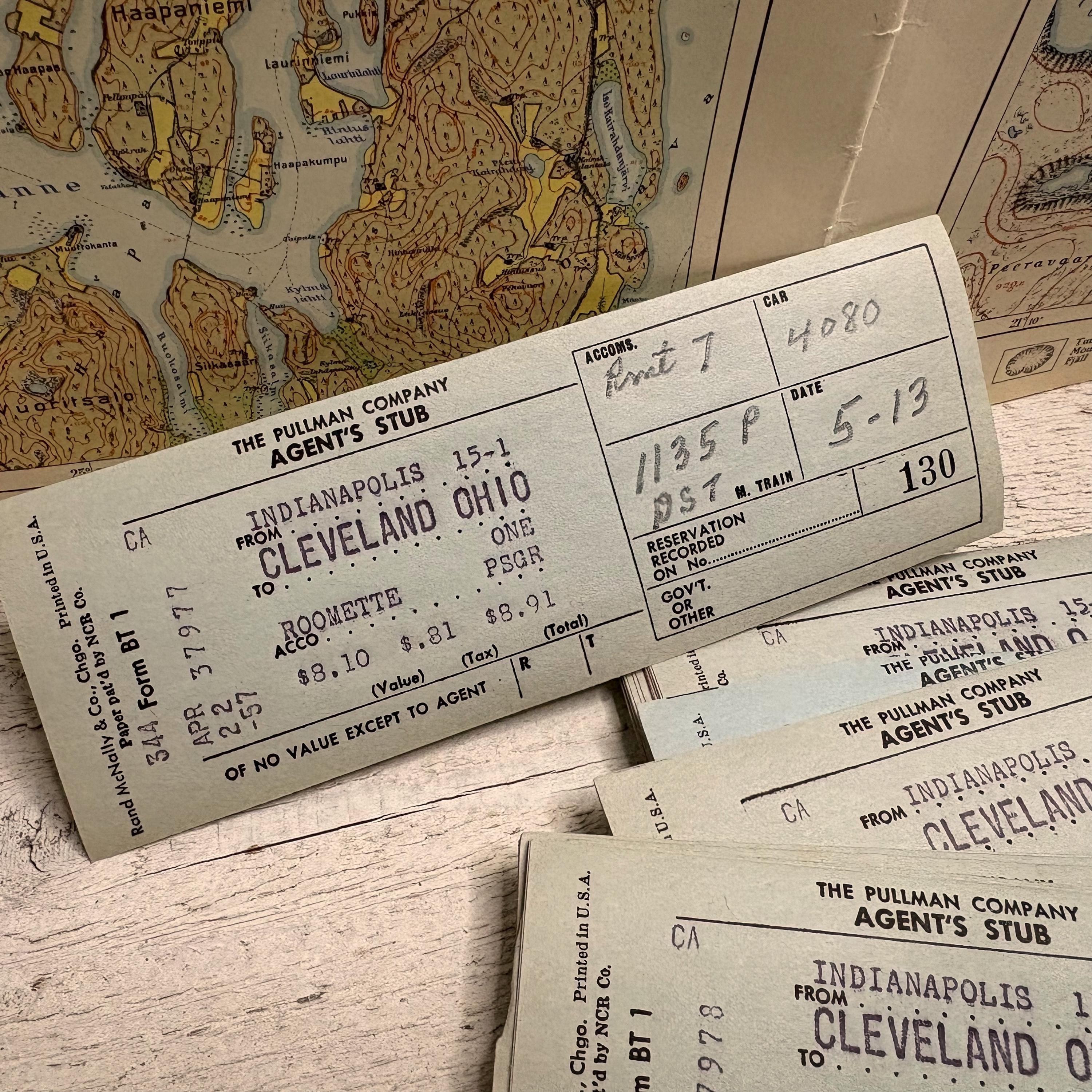 海外　鉄道チケット　ブルー、パープルカラー　20枚程　ヴィンテージ Antique train ticket - Etsy 日本