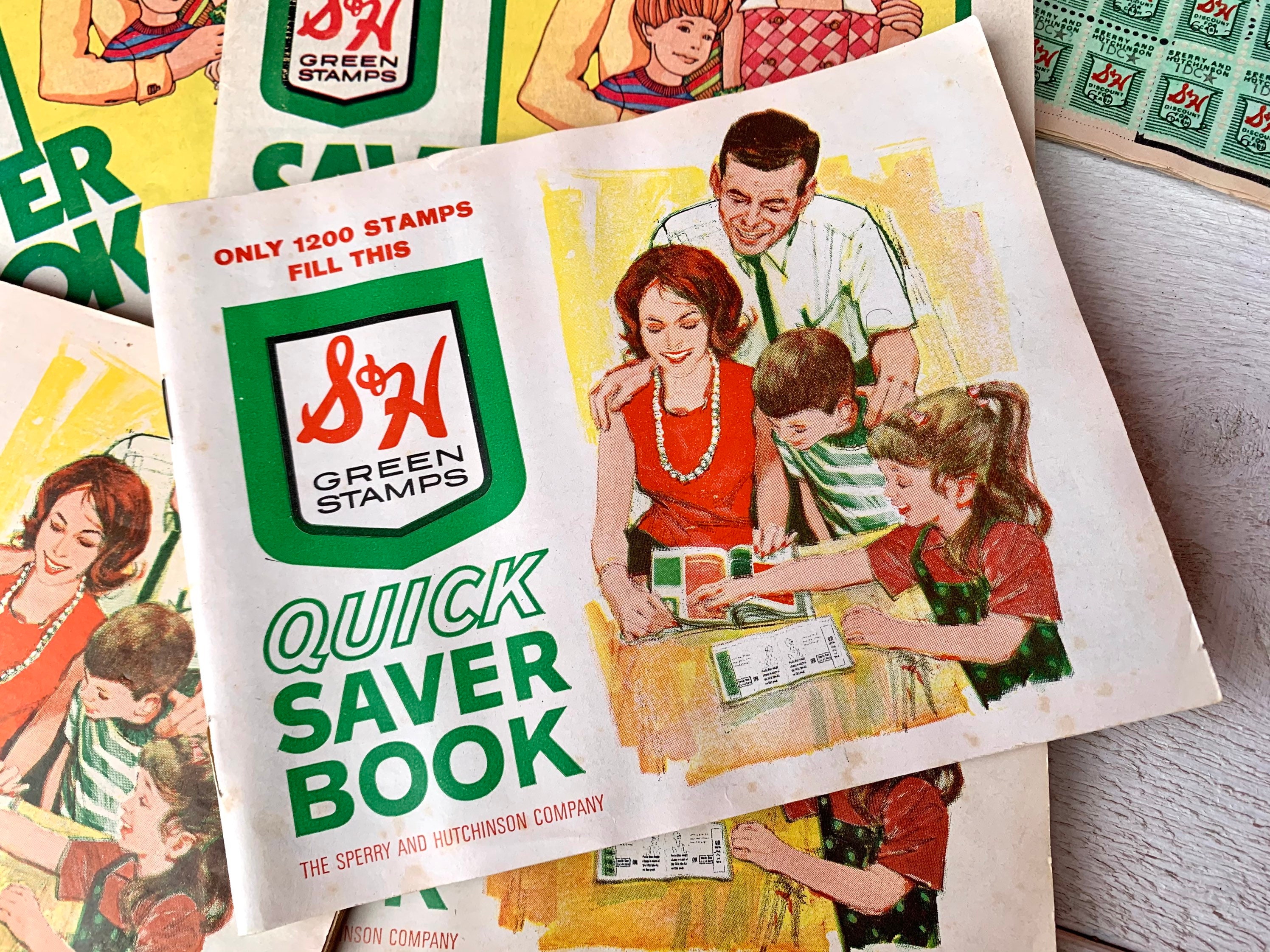 Vintage Saver Stamp Book Saving Stamps Used S&H Booklet Etsy