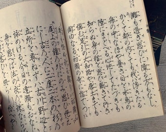 Vintage Japanese Book, Complete Soft Cover Book, Asian