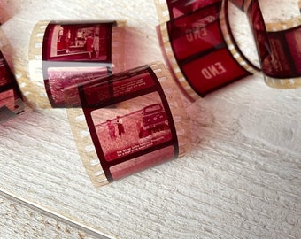 Vintage film strip for crafts, Junk journal ephemera, Education school film, Social history, Movies Photos, 1960s