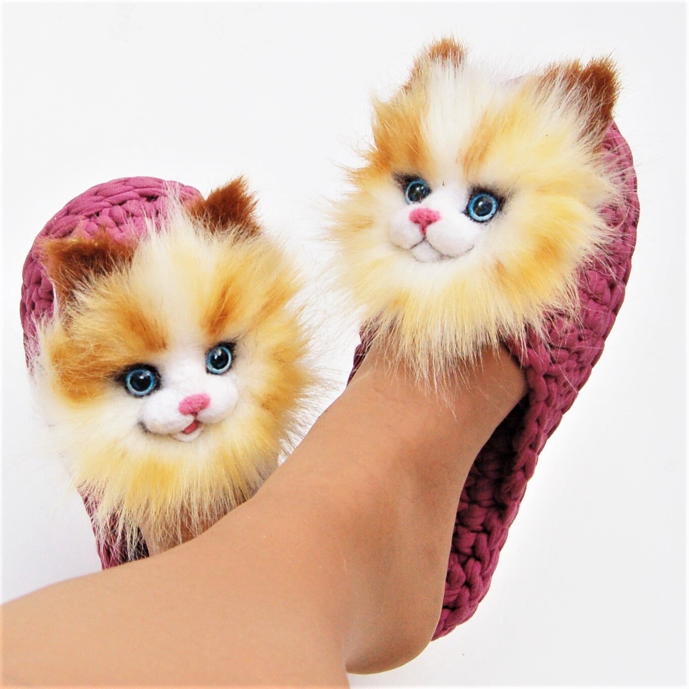 Gifts for her Cat Slippers for women slippers cat Cotton Etsy