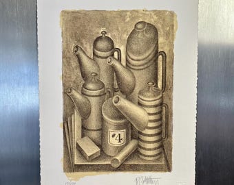 Roy Carruthers  'Study #4'  1981  Lithograph