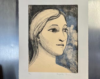 Theophilus Brown  'Study II'  1983  Lithograph 11"x8.5"