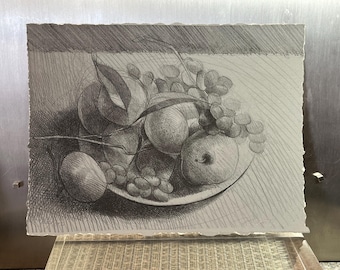 Robert Baxter 'Nature Morte'  1984  Lithograph  6.75" x 9.25