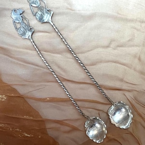 Indonesian Wayang Spoons | Vintage 1925-35 | 800 Silver | Yogyakarta Java
