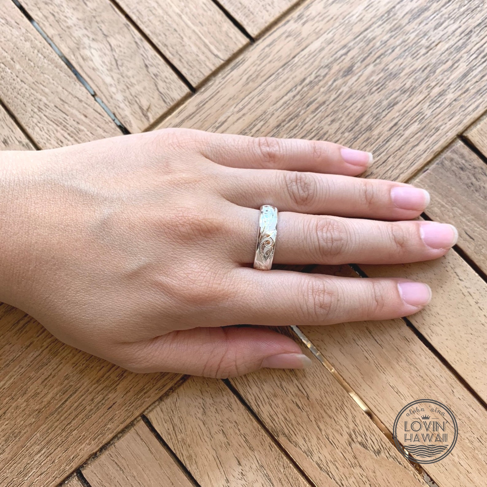 Hawaii Jewelry Hawaiian Rings Flower Wedding Ring Hawaii Etsy