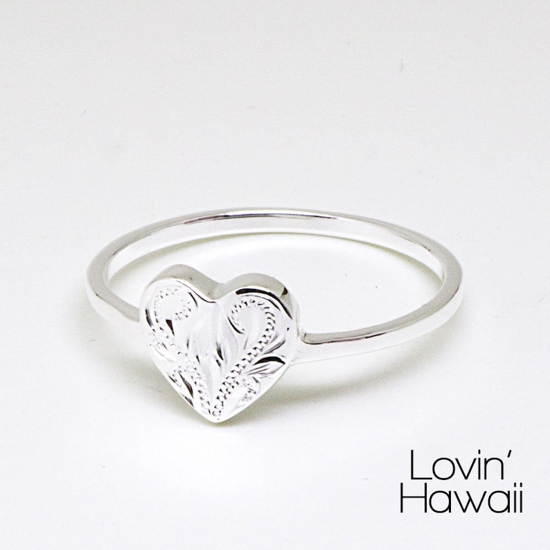 Handmade Heart Silver Ring