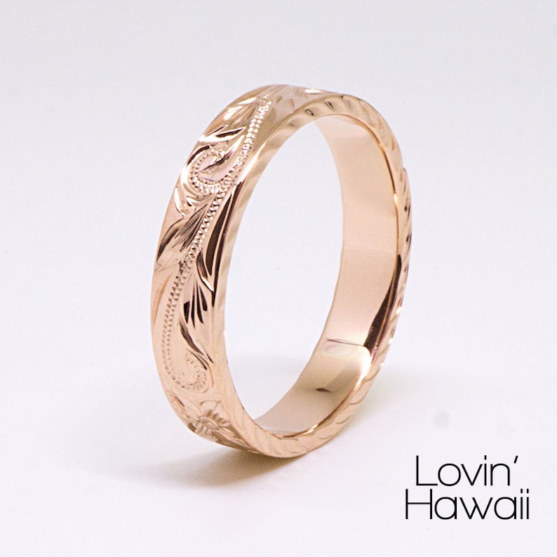 HAWAIIAN JEWELRY Hawaiian Ring Hawaii Wedding Rings Hawaii Etsy