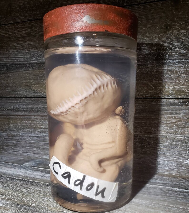 Resident Evil Fan Art Cadou Video Game Prop Replica Specimen Jar LG Damaged Specimen