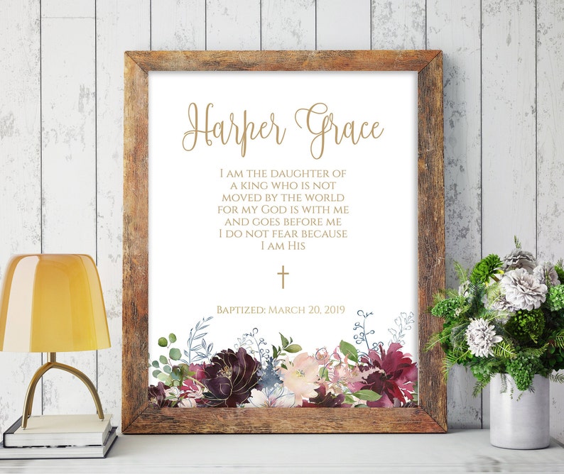 christening gifts for Baby Girls Printable Baptism Gift Baptism Gift Girl Goddaughter Baptism Gift Baptism Gift for Goddaughter 8066