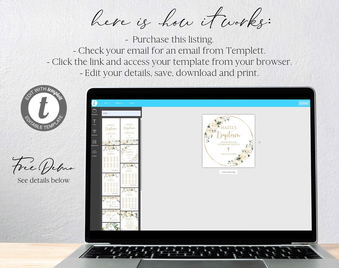 Favor Tags Template Printable Favor Tag Thank You Tags - Etsy