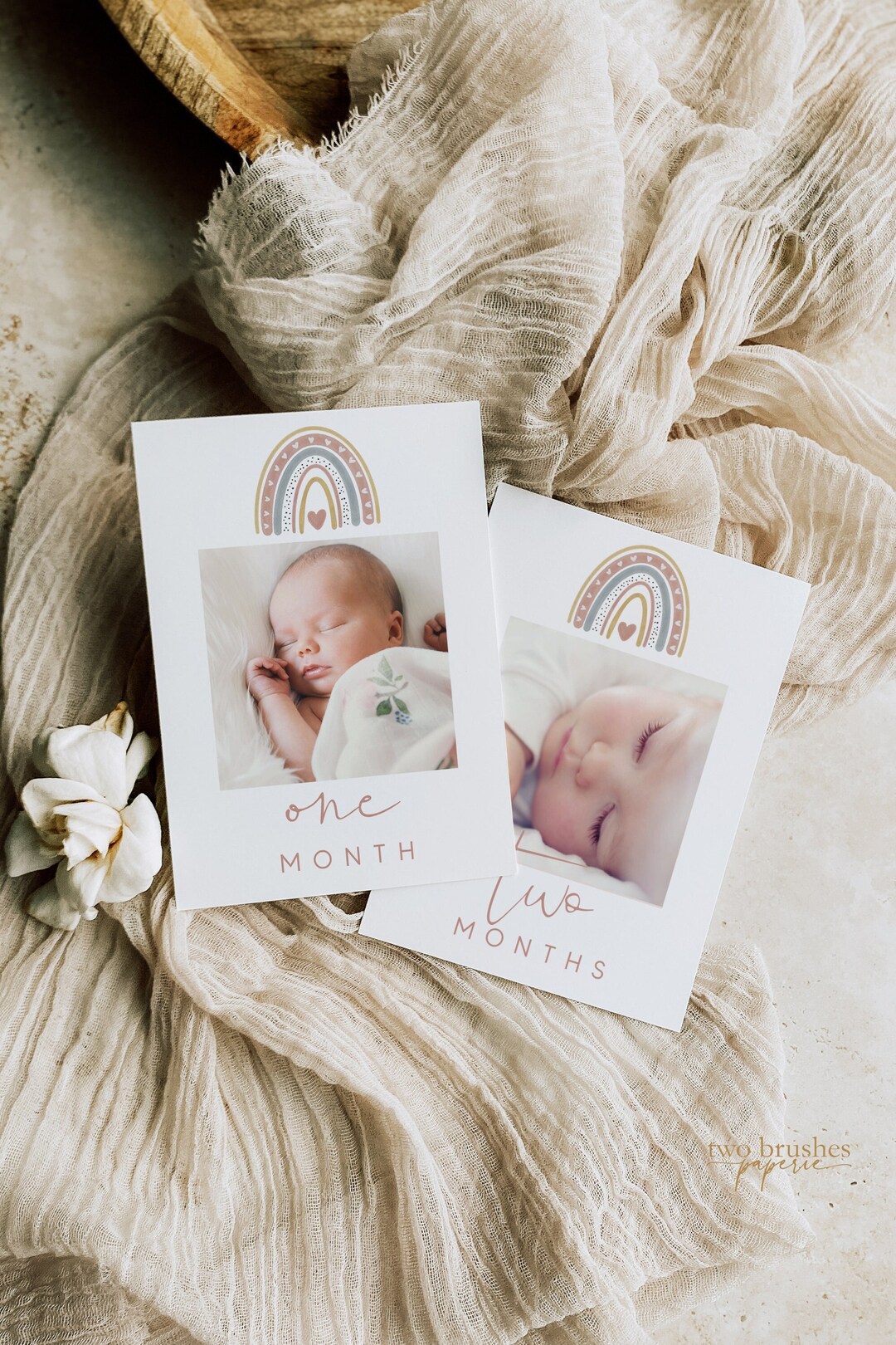 1st Birthday Photo Banner, First Birthday Photo Banner, Monthly ...