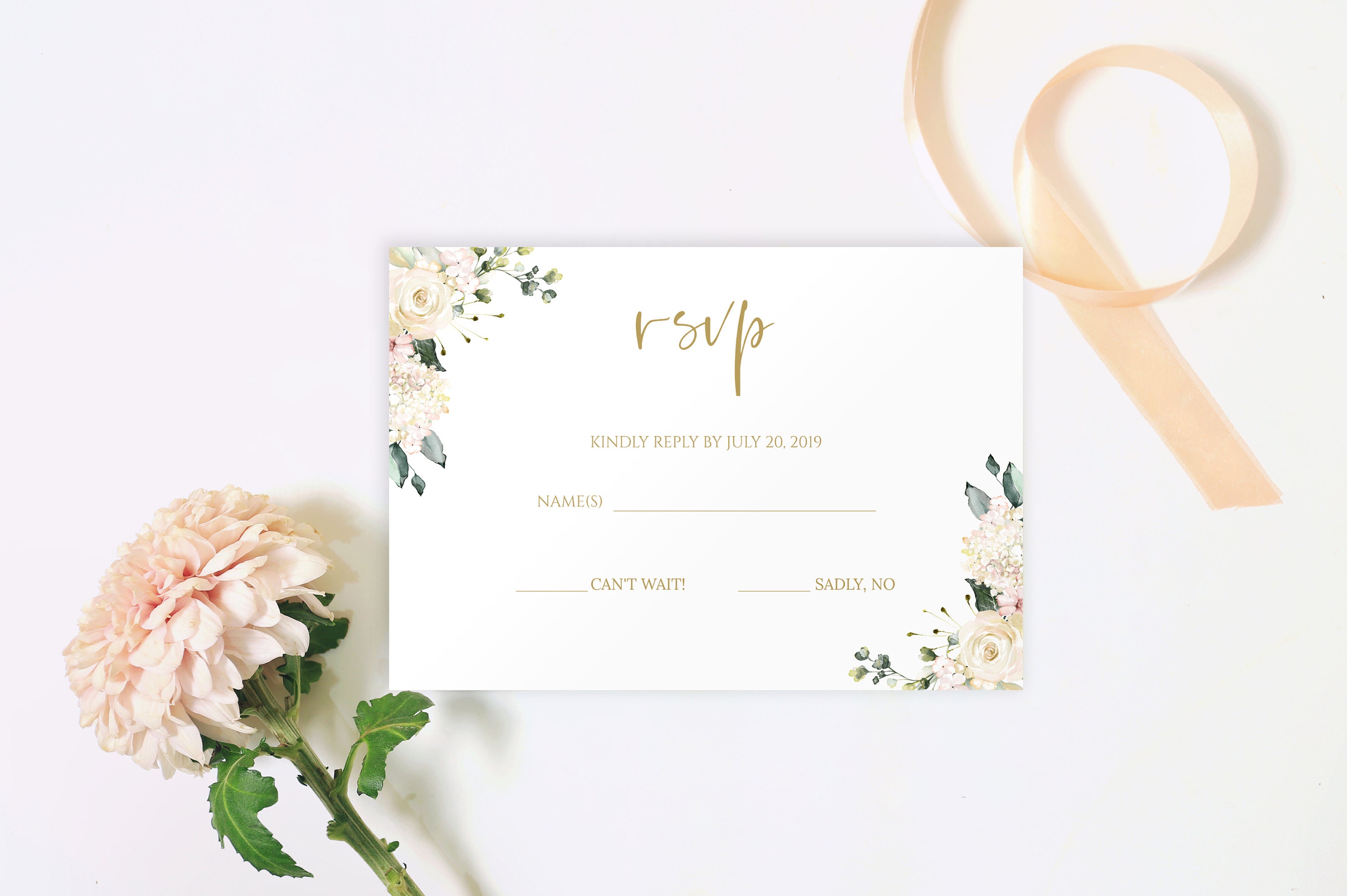 RSVP Card Template Printable RSVP Card Editable Rsvp Cards - Etsy