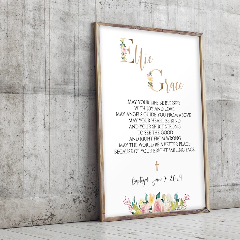 Christening Gifts for Girls Goddaughter Gifts From Godmother Etsy