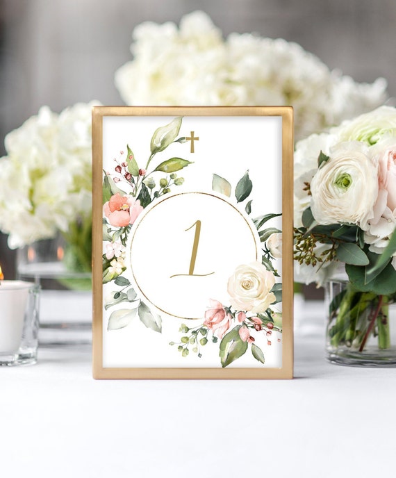 Kommunion Details about / Table Decor-Table Garland Pink Table Decoration Wedding Baptism...- n Hochzeit data-mtsrclang=en-US href=# onclick=return false; show original title Taufe.... Communion