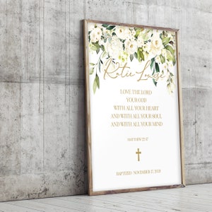 Printable Baptism, Personalized Baptism Gift, Personalized Baptism Gift ...