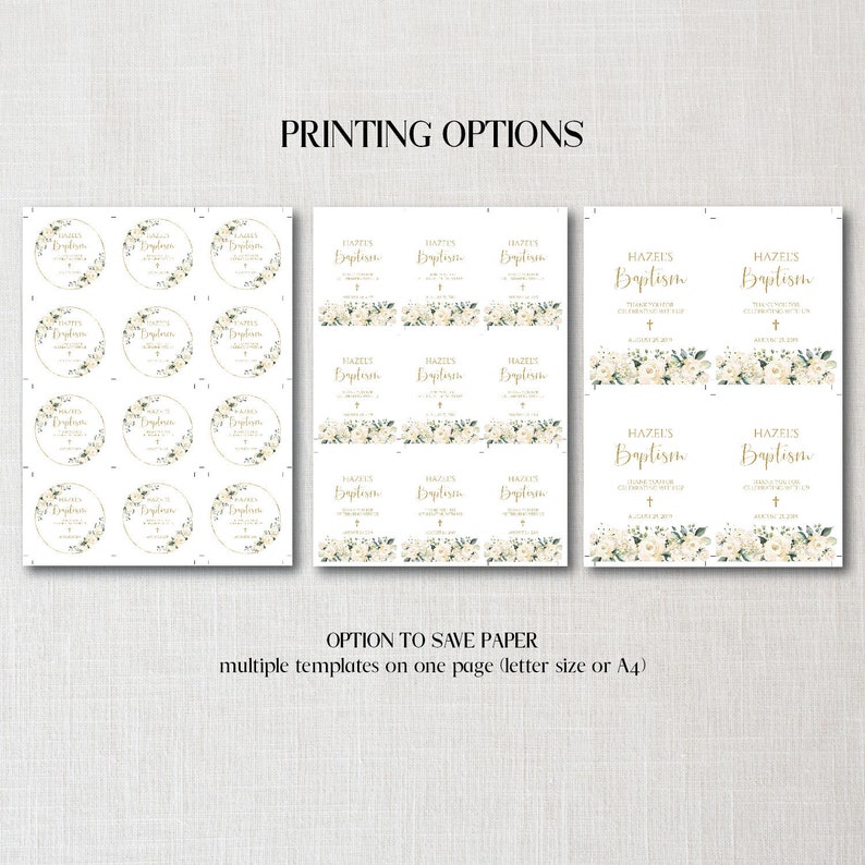 Favor Tags Template Printable Favor Tag Thank You Tags - Etsy