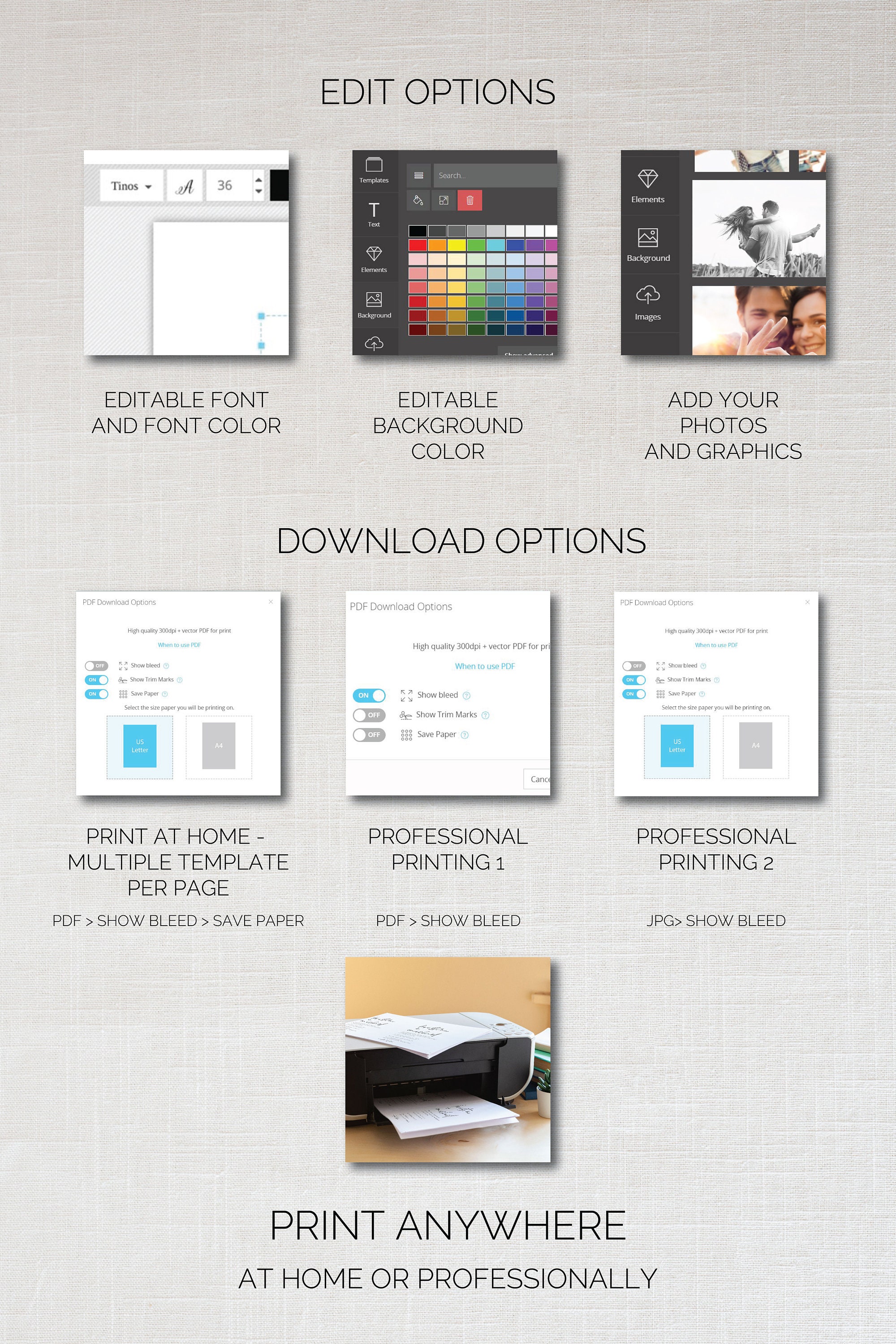 Editable Paper Placemat Template Paper Placemats Etsy