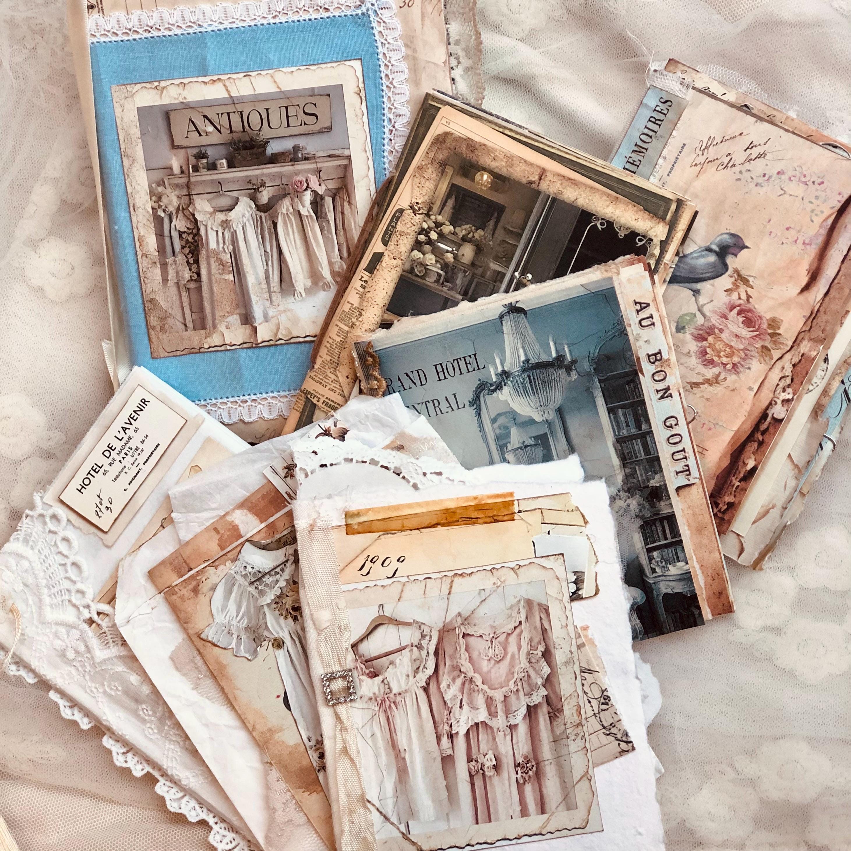 Junk Journal Kit / Digital Printable Vintage Book Pages / Instant ...