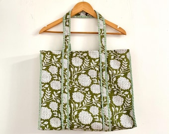 Handmade Quilted Tote Bag 15