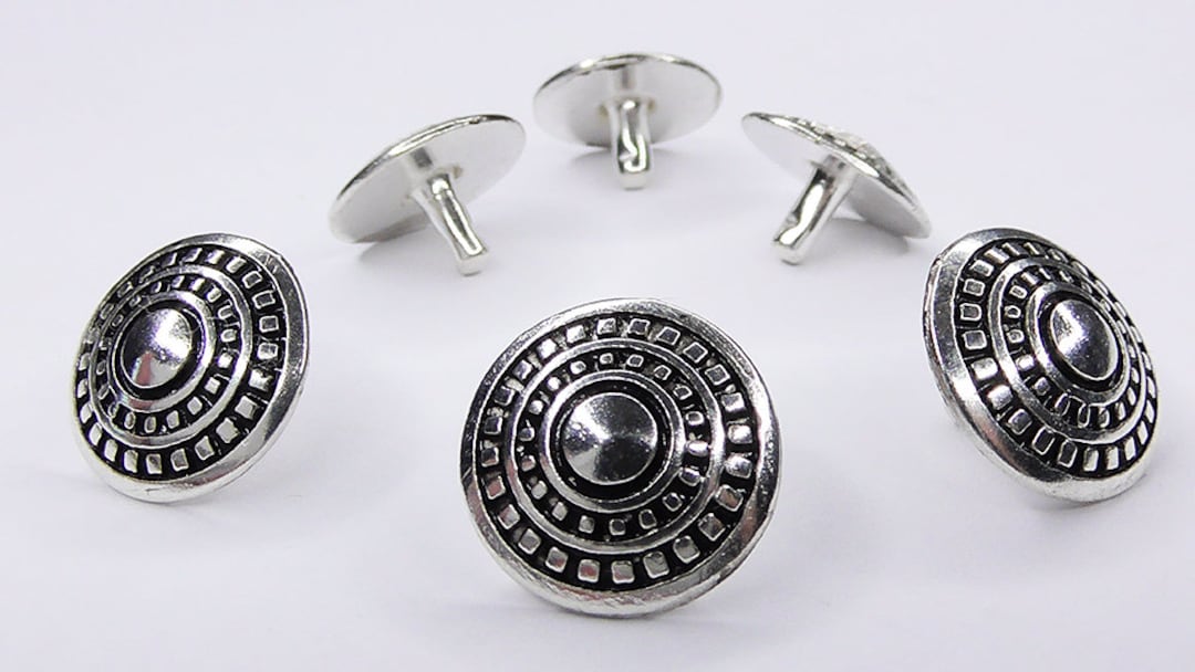 12 Decorative Rivets ATLANTIS CONE RIVET 12 Mm Silver-plated - Etsy