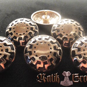 Conchos 6 Ornamental Rivets SKARAB\u00c4US Old Brass Rivet Egyptian Beetle 1 Crystals Fitting Artifact Rivets Replica medieval Rivet ANTIK