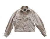 Junior Gaultier Jean Paul Gaultier beige Denim Jacket - Size M