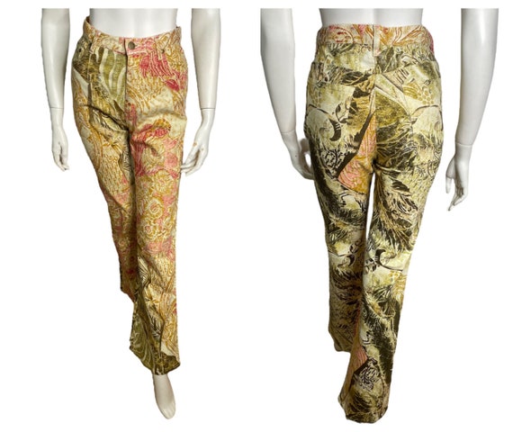 Roberto Cavalli Fall 2001 Printed Jeans / Size L - Etsy