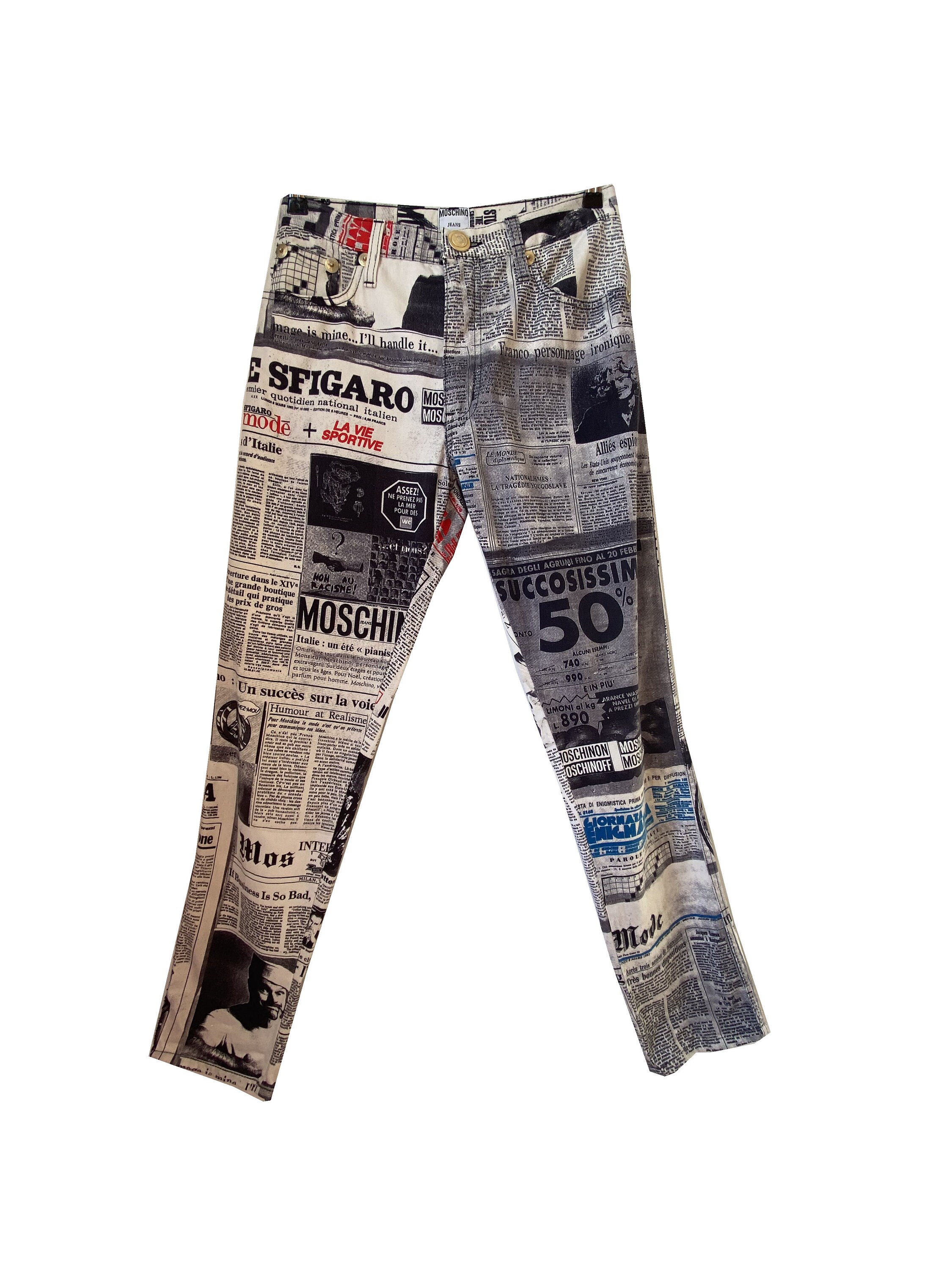 moschino womens jeans