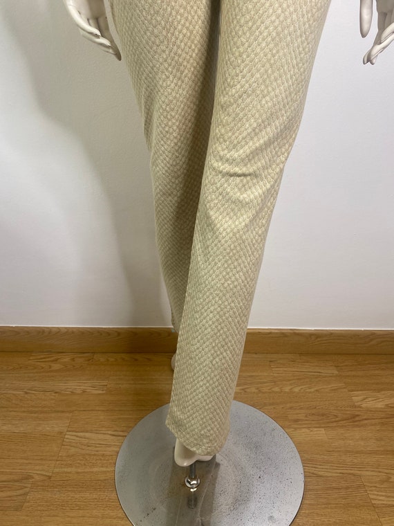 Roberto Cavalli beige snakeskin print jeans / US … - image 9