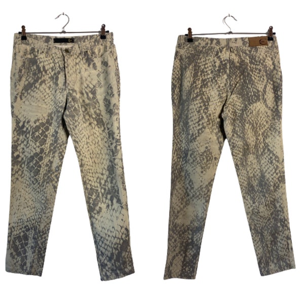 Just Cavalli Jean imprimé python gris Cavalli / Roberto Cavalli / US 28 / FR 38 / UK 10