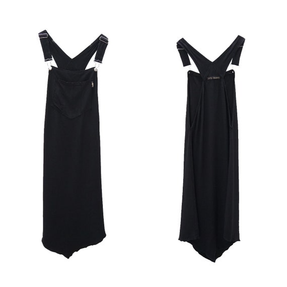 Jean Paul Gaultier / Black asymmetrical dress / ov