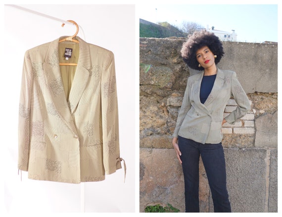 Claude Montana double breasted blazer