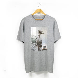 Beach Print Surf Style Oversized Baggy TShirt