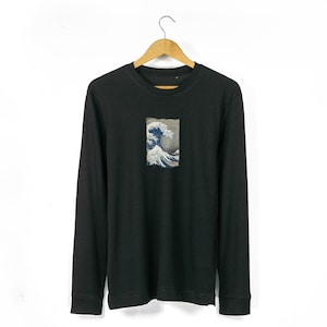 Hokusai Great Wave Langarm-T-Shirt