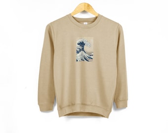 Kids 'The Great Wave Off Kanagawa' Sweatshirt - Ages 1-2, 3-4, 5-6, 7-8, 9-11, 12-13