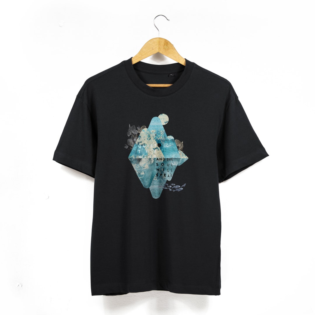 Unisex Heavyweight Organic Cotton T-shirt | 'quiet the Mind and