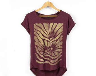Matisse Inspired Floral Print Boho TShirt