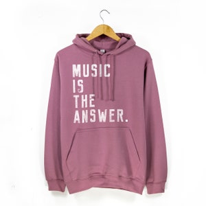 Unisex &#39;Music Is The Answer&#39; Hoodie