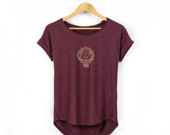 Spiritual Third Eye Chakra Mandala T Shirt
